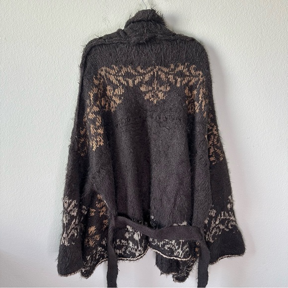 FREE PEOPLE Cable Mix Cardigan Sweater SZ M - Picture 7 of 8